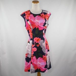 Vince Camuto “scuba” fit and flare dress - size 10